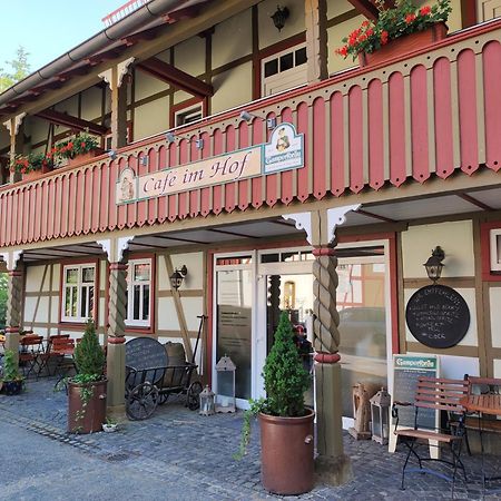 Cafe Im Hof- Bed & Breakfast Streufdorf Ngoại thất bức ảnh