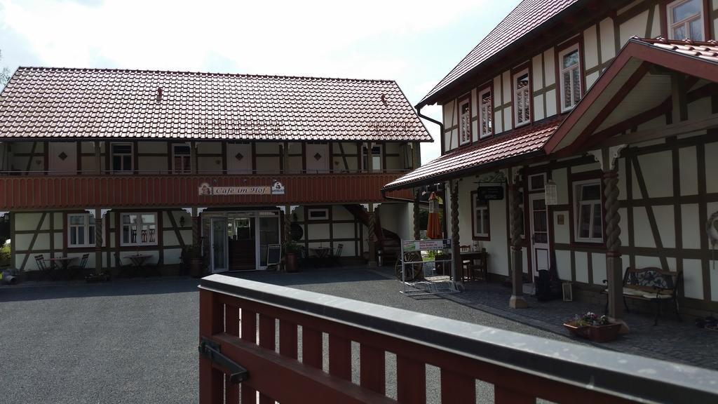 Cafe Im Hof- Bed & Breakfast Streufdorf Ngoại thất bức ảnh